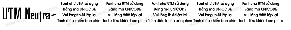 UTM Neutra字体转换